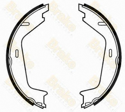 BRAKE ENGINEERING sh2575 -  Комплект тормозных колодок, стояночная тормозная система